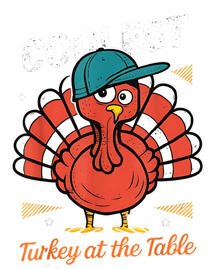 Thanksgiving Coolest Turkey At Table T-Shirt