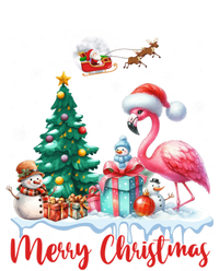 Merry Christmas Cute Flamingo Santa Hat Flamingo Lovers Xmas Swea Coaster