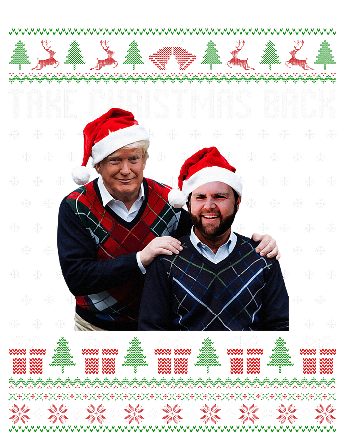 Trump Vance Take Christmas Back Funny Santa Trump Christmas PosiCharge RacerMesh Polo