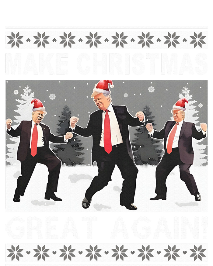 Make Christmas Great Again Trump Dancing Sweatshirt Performance Sprint T-Shirt