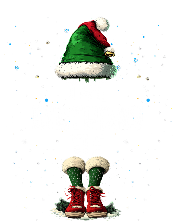 The Birthday Elf Costume Matching Family Christmas Elf Squad Swea T-Shirt