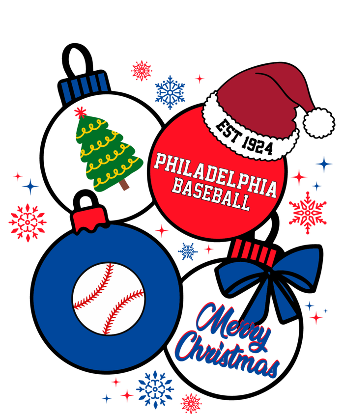 Merry Christmas Philadelphia Baseball Est 1924 T-Shirt