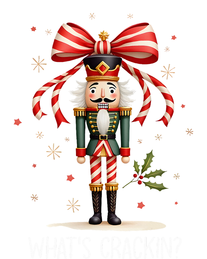 Christmas Nutcracker Whats Crackin Funny Xmas Flexfit Unipanel Trucker Cap