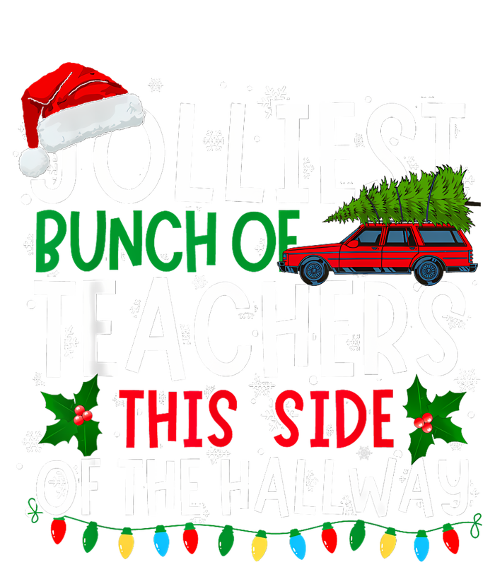 Jolliest Bunch Of Teachers This Side Of The Hallway Xmas Snapback Five-Panel Rope Hat