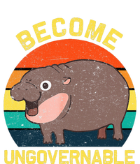 Become Ungovernable Funny Baby Hippo Moo Deng Funny Saying T-Shirt