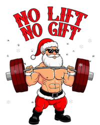 No Lift No Gift Funny Santa Weightlifting Gym Bodybuilder Insulated Varsity Jacket