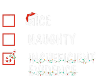 Nice Naughty Insufficient Evidence Christmas Santa Claus T-Shirt