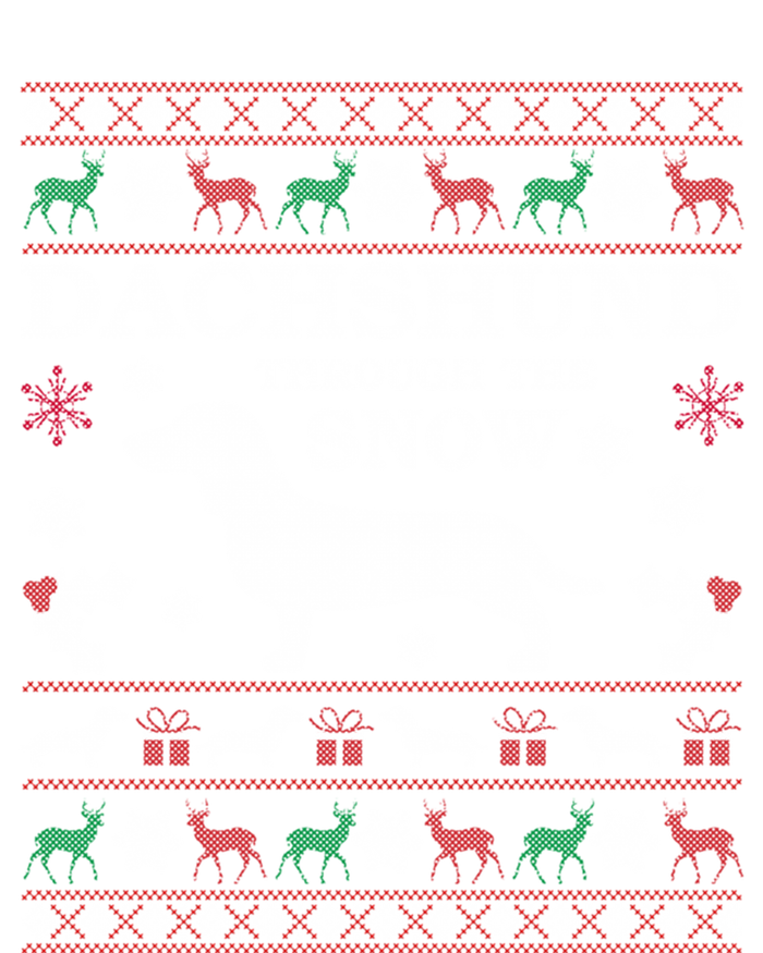 Dachshund Through The Snow Ugly Christmas Gift Sweatshirt