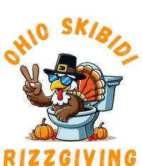 Ohio Rizzgiving Funny Thanksgiving Rizz Gyatt Rizz Dry Zone Grid Polo