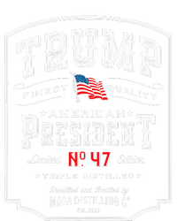 Trump President N 47 Vintage Whiskey Usa Tie-Dye T-Shirt