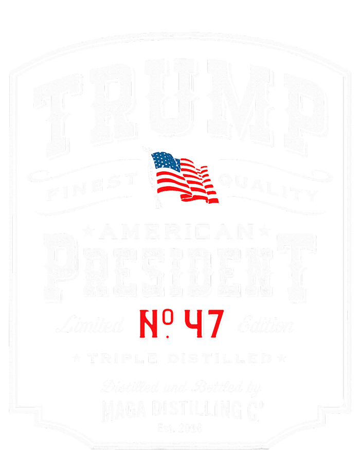 Trump President N 47 Vintage Whiskey Usa Tie-Dye T-Shirt