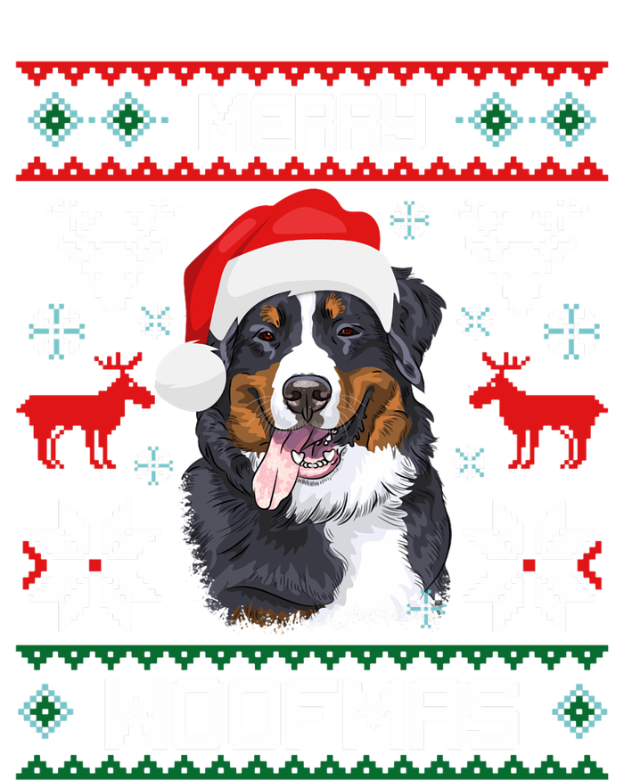 Bernese Mountain Dog Gift For Merry Christmas Woofmas Berner T-Shirt