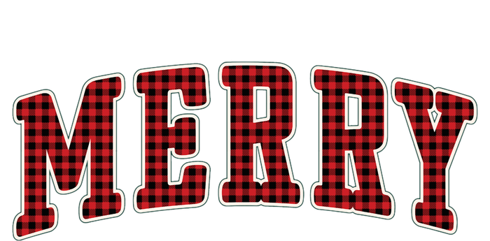 Black Buffalo Plaid Merry Christmas T-Shirt