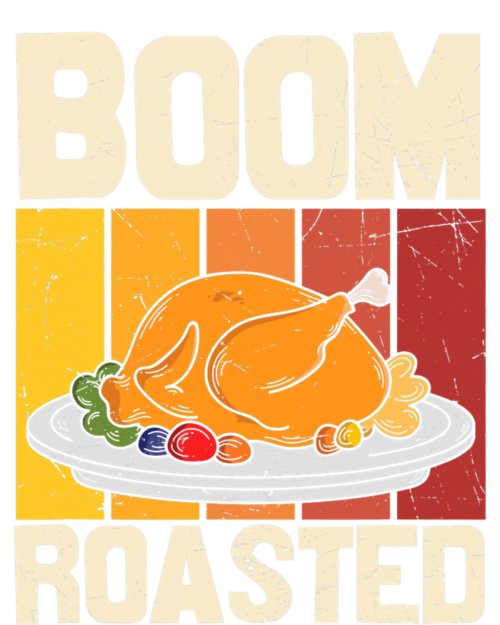 Boom Roasted Christmas Thanksgiving Retro Vintage Turkey Toddler Fine Jersey T-Shirt