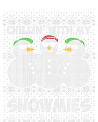 Chillin With My Snowmies Funny Ugly Christmas Sweatshirt