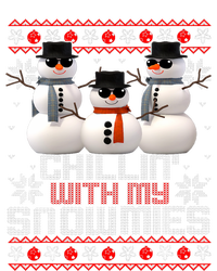 Chillin With My Snowmies Ugly Christmas Xmas Snowman T-Shirt