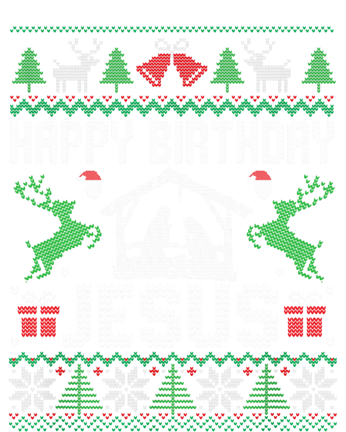 Christmas Outfit Happy Birthday Jesus Holiday Ugly Kids Tie-Dye T-Shirt