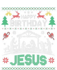 Christmas Outfit Happy Birthday Jesus Holiday Ugly Women's Racerback Tank