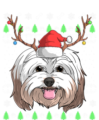 Havanese Dog Santa Claus Hat Ugly Christmas Xmas Reindeer Gift Ladies Essential Tank