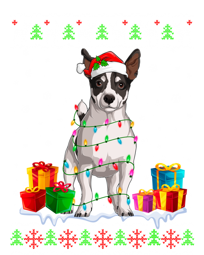 Jack Russell Terrier Dog Ugly Christmas Santa Hat Xmas Dog Gift Tank Top