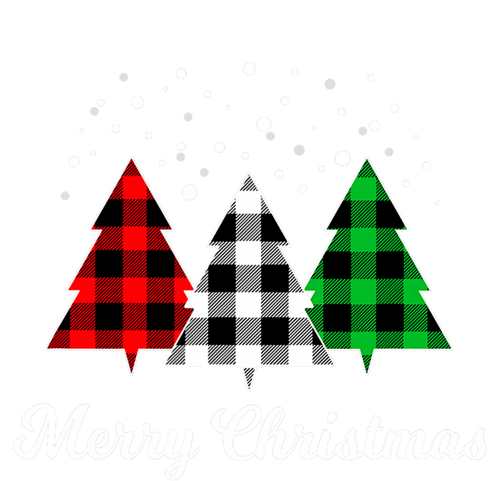 Christmas Tree Plaid Christmas Tree Merry Christmas Tree T-Shirt