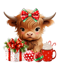 Cute Baby Highland Cow Merry Christmas Farmer Cow Xmas T-Shirt