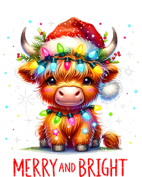 Cute Highland Baby Cow Christmas Lights Merry & Bright Xmas Legacy Cool Fit Booney Bucket Hat