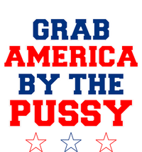 Grab America By The Pussy Donald Trump President Women's Knotted Racerback Tank