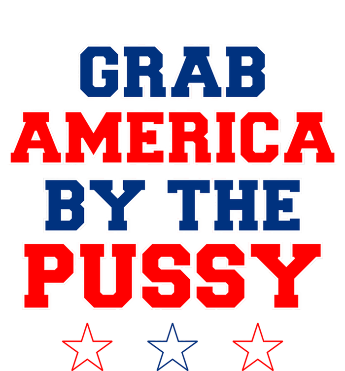 Grab America By The Pussy Donald Trump President Women's Knotted Racerback Tank