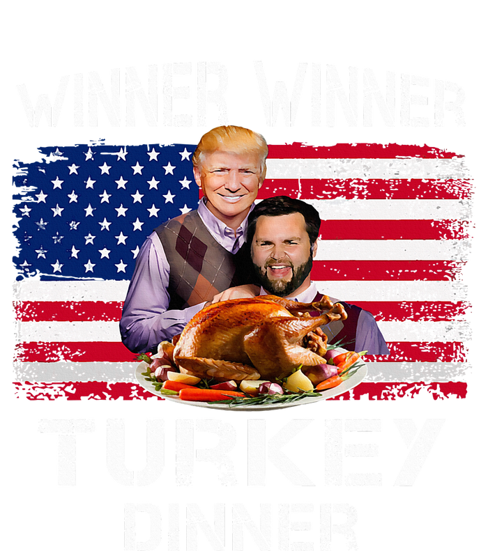 Humor Trump Vance Winner Winner Turkey Dinner Hoodie