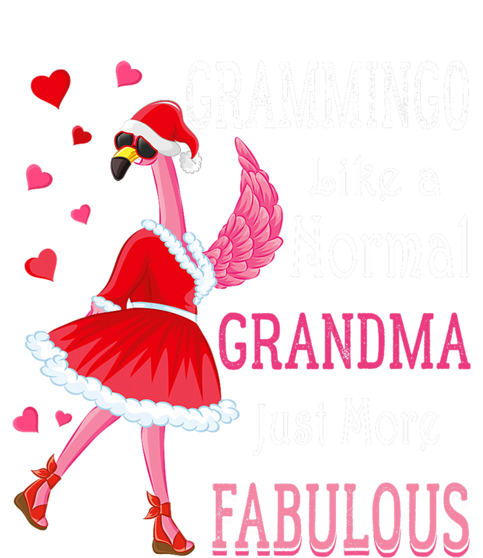 Grammingo Like A Normal Grandma Christmas Flamingo Grandma T-Shirt