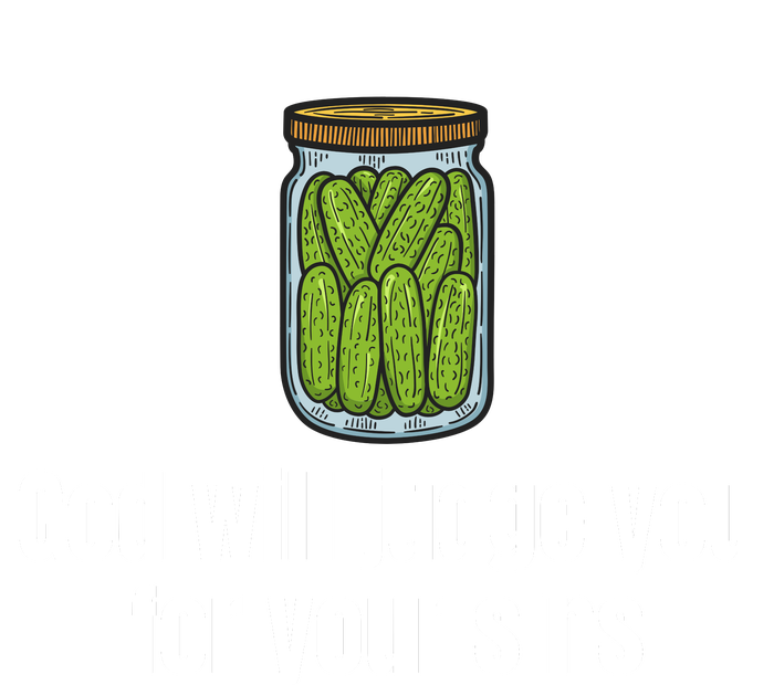 God Will Judge You For Your Sins Cucumber T-Shirt