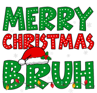 Bruh Meme Funny Saying Bro Greeting Teens Christmas Bella+Canvas Jersey Crop Tee