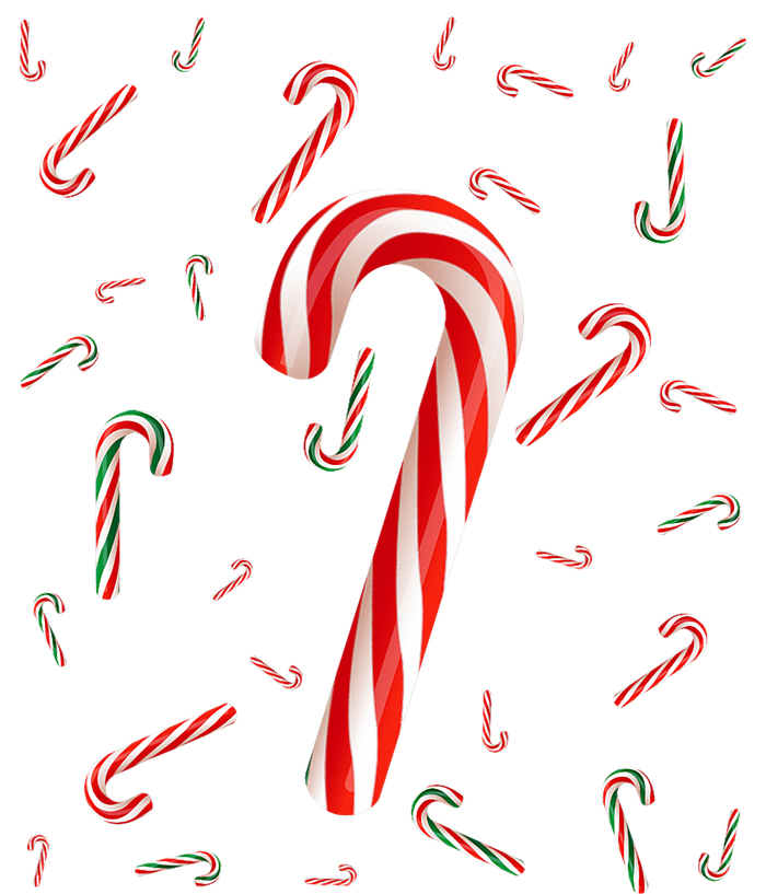 Christmas Candy Cane Santa Hat Xmas Holiday T-Shirt