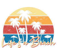 LifeS A Beach Funny Retro Palm Tree Vacation Summer Gifts T-Shirt