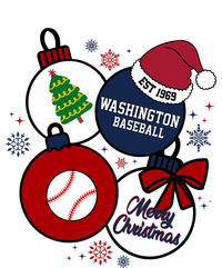 Merry Christmas Washington Baseball Est 1969 Premium Pullover Hoodie