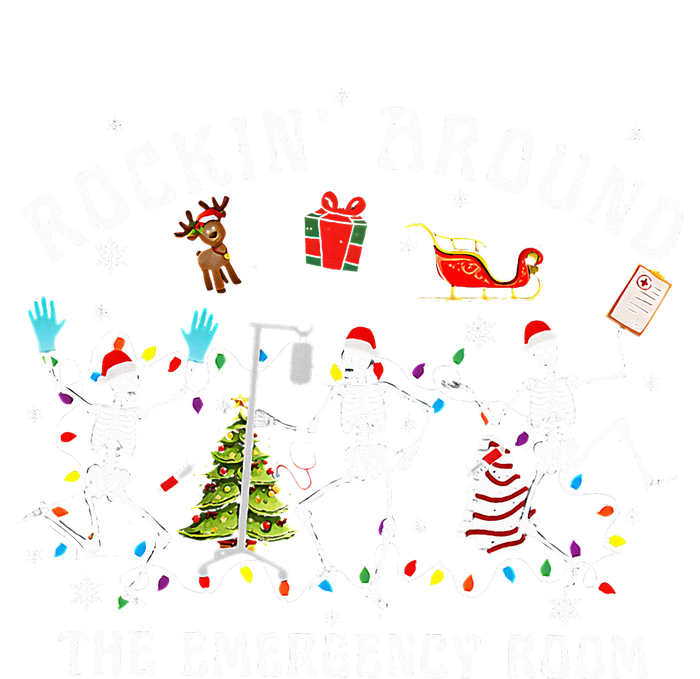 Rocking Around The Emergency Room Nurse Christmas T-Shirt