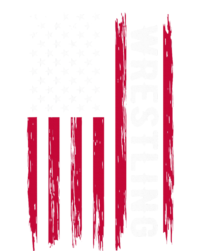 Wrestling American Usa Flag Funny Wrestle Boy Wrestling T-Shirt