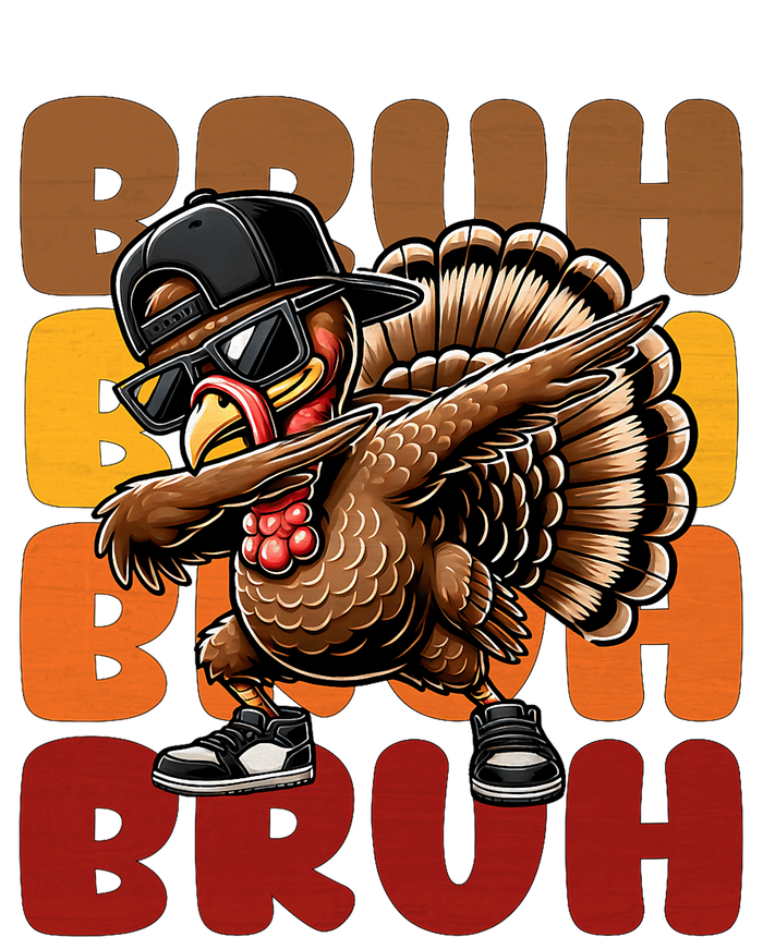 Bruh Turkey Dabbing Thanksgiving Ladies Essential Tank