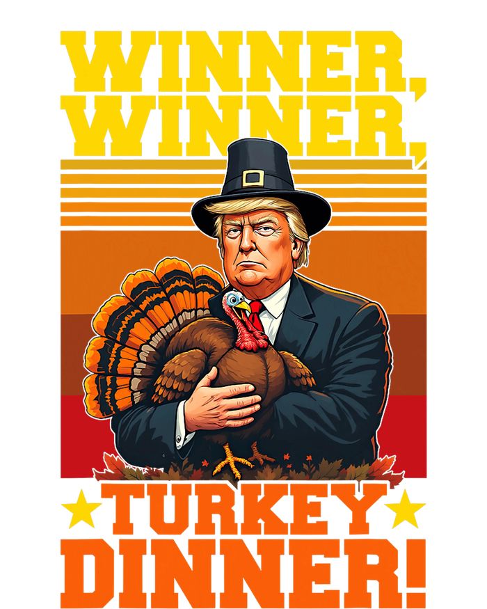 Funny Trump Winner Winner Turkey Dinner Thanksgiving Humor T-Shirt