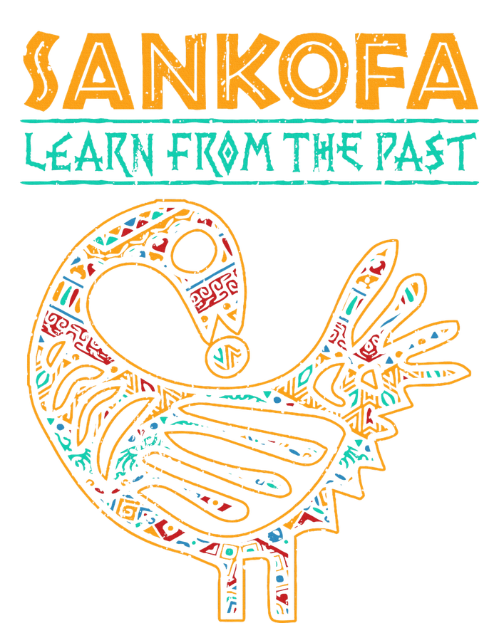 Black History Sankofa African Bird Juneteenth T-Shirt