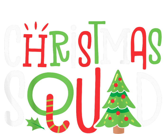 Christmas Squad Funny Xmas Tree Family Matching Pajamas Tall Hoodie