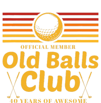 40th Birthday Funny Golf Old Balls Club Member Golfer Toddler T-Shirt