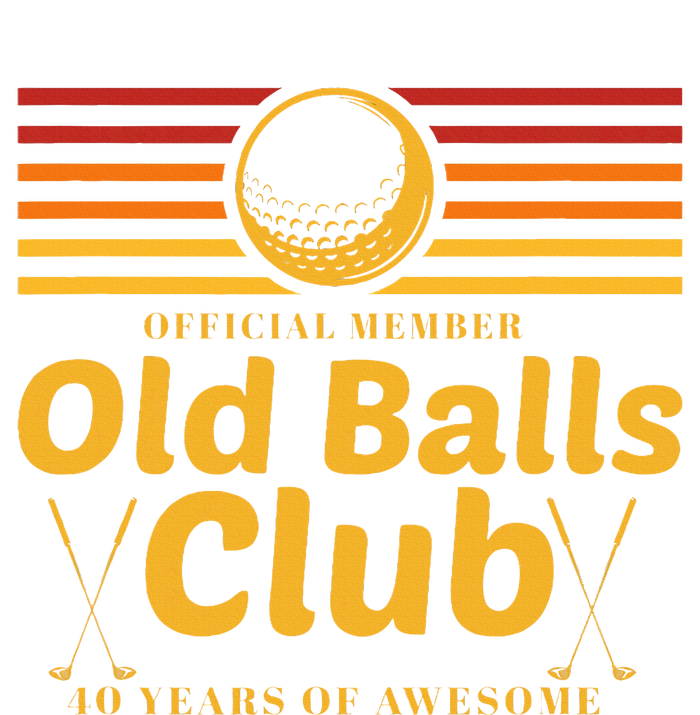 40th Birthday Funny Golf Old Balls Club Member Golfer Toddler T-Shirt