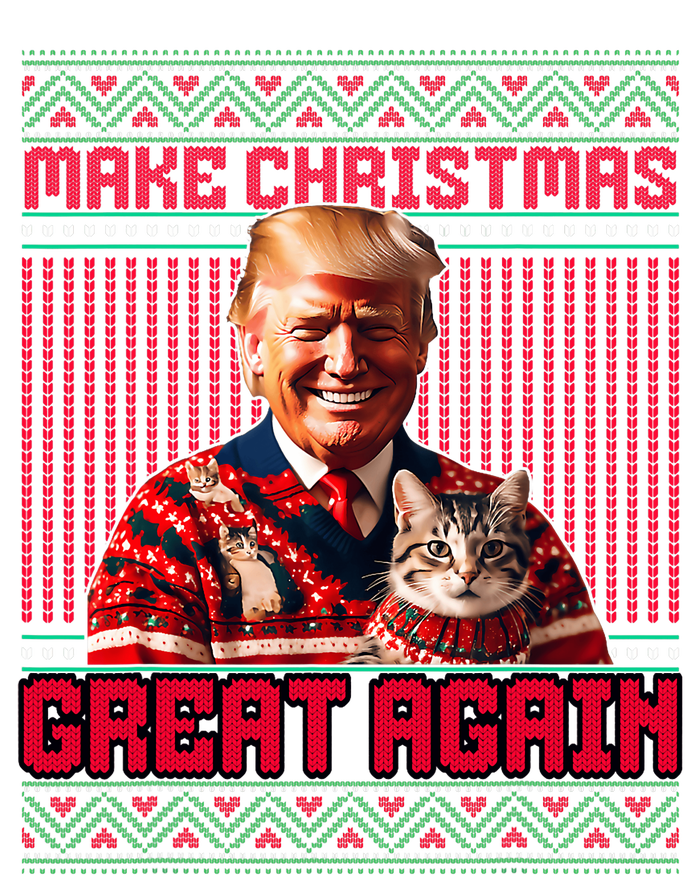 Make Christmas Great Again Xmas Funny Trump Pajamas Ugly T-Shirt