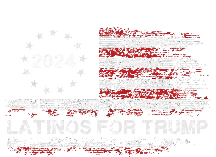 Latinos For Trump 2024 High Crown Mesh Back Trucker Hat