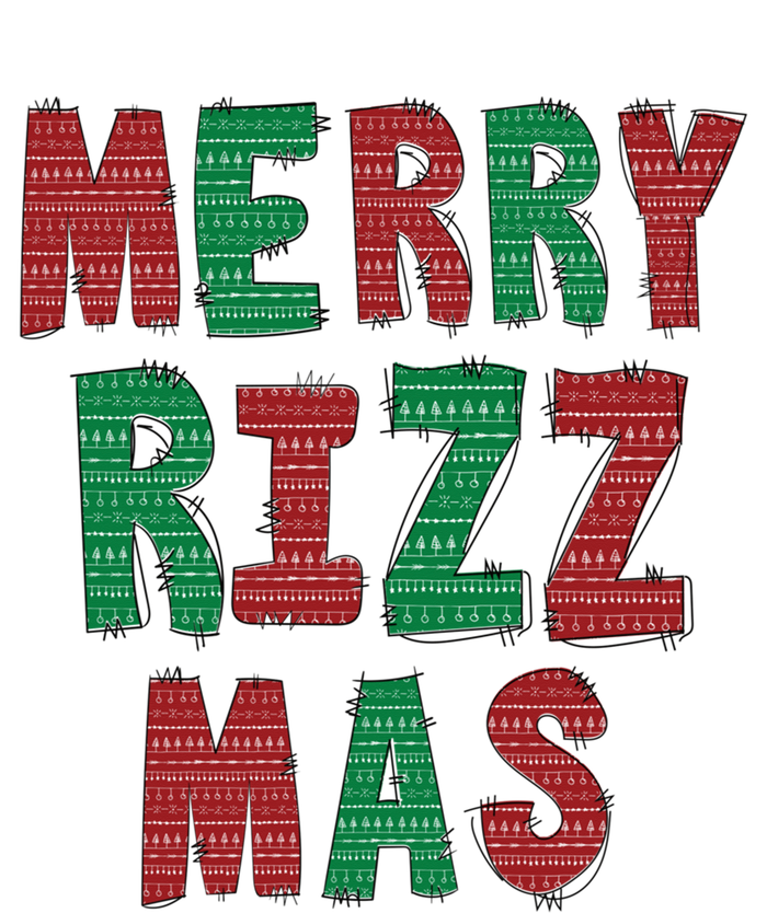 Merry R.I.Z.Z. Mas Sigmas Gen Alpha Middle School Christmas T-Shirt