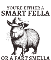 Funny Capybara YouRe Either A Smart Fella Or A Fart Smella Toddler Long Sleeve Shirt