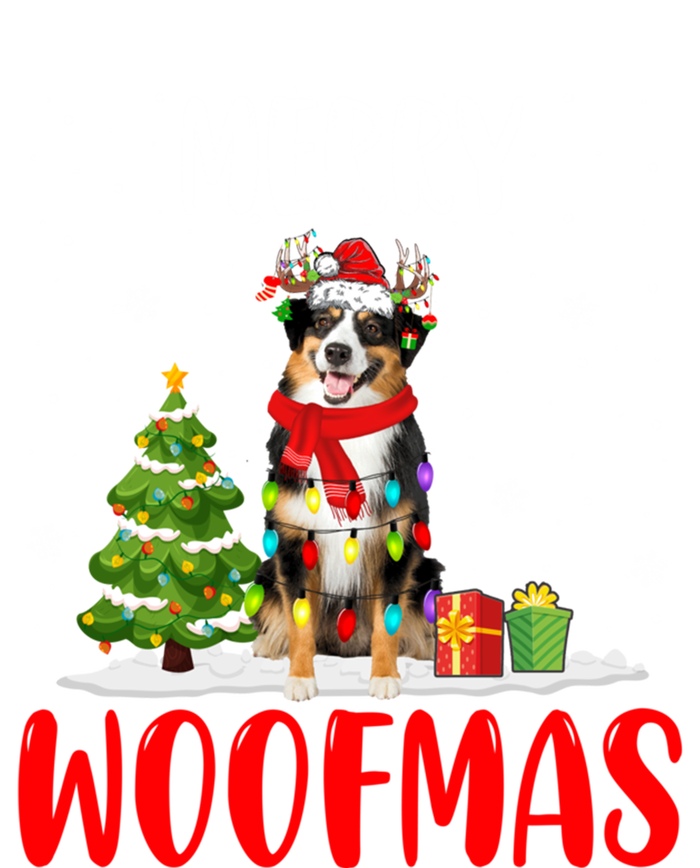 Merry Xmas Woofmas Santa Reindeer Australian Shepherd Dog Great Gift T-Shirt