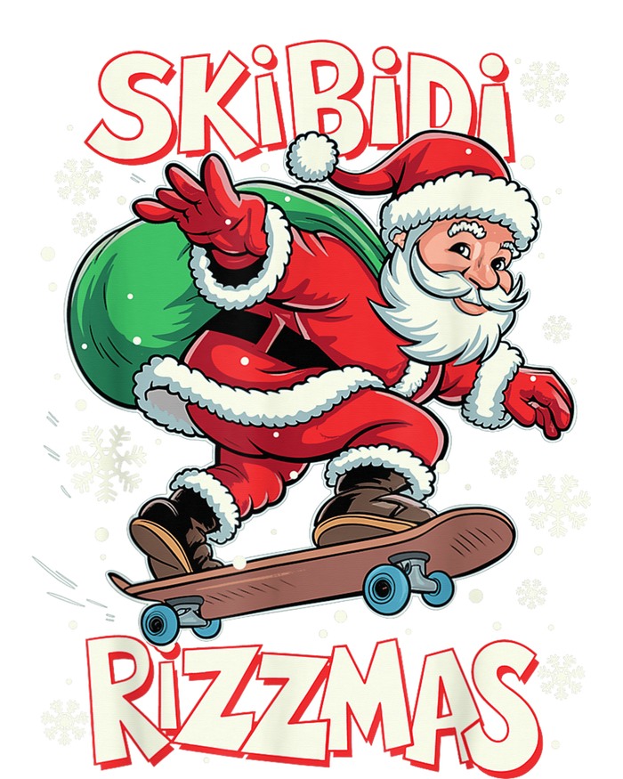 S.K.I.B.I.D.I Riz Z Mas Christmas Rizz Santa Claus Funny Xmas T-Shirt